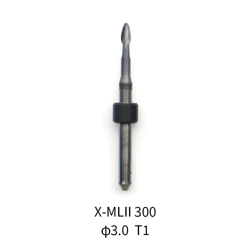Фото Фрезы XTCERA Xmill 300 CAD/CAM с хвостовиком 4 мм для стеклокерамики, дисиликата лития, металла, зуботехнические фрезы для фрезерования №2