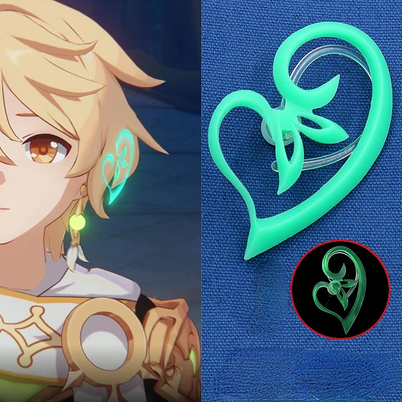 

Genshin Impact Sumeru Akasha Terminal Косплей большой лорд рукхадевата пустотелые серьги светящиеся аксессуары нахида Prop