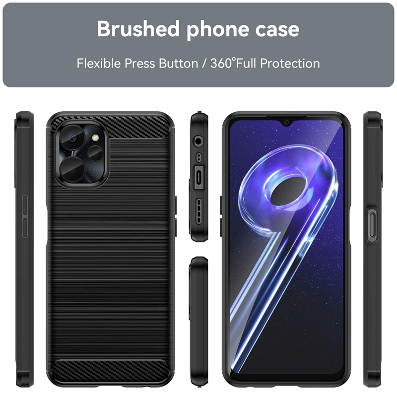 For Cover OPPO Realme 10 5G Case For Realme 10 5G Coque Protective Back Shockproof TPU Silicone Cover For Realme 9i 10 5G Fundas