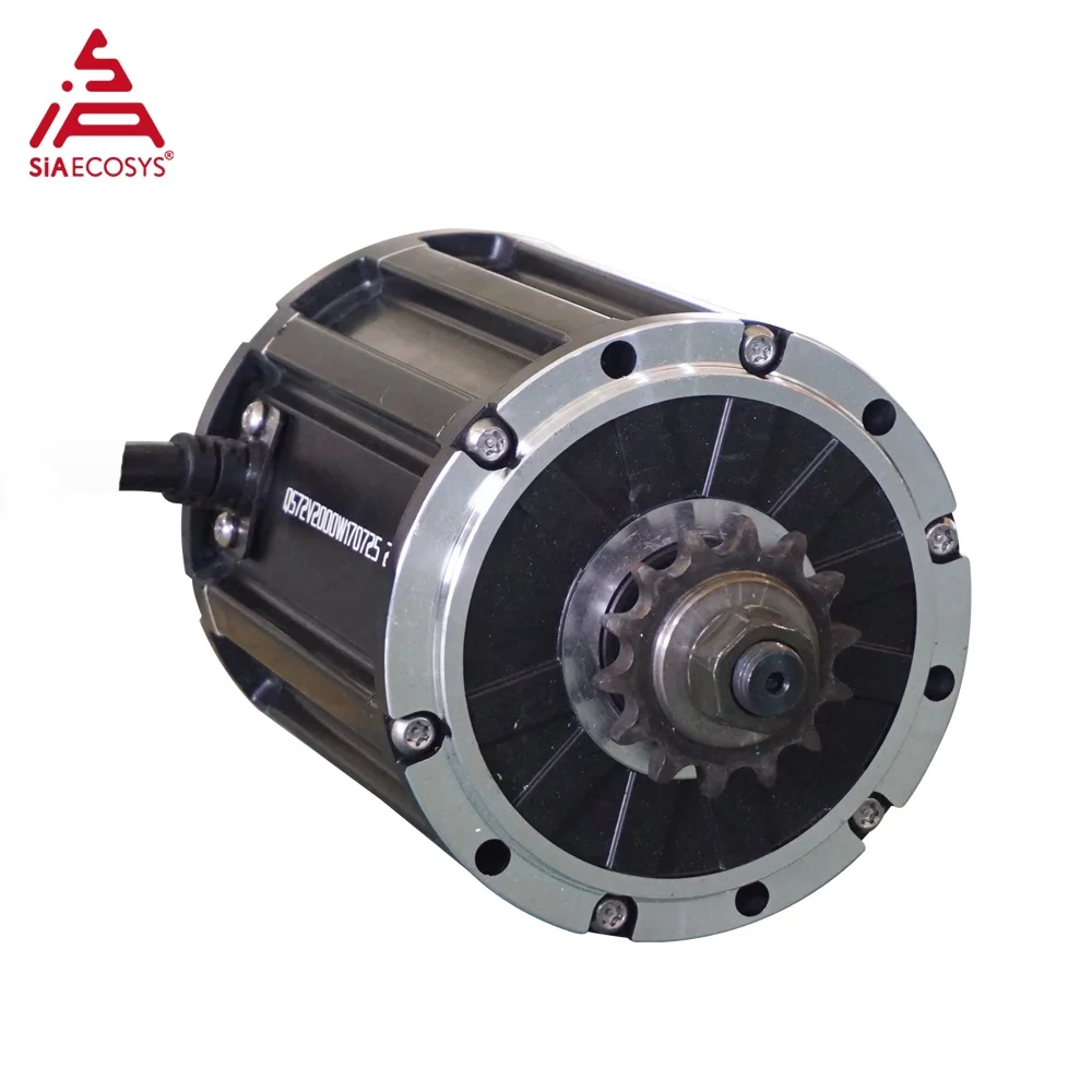 Фото QS120 2000W 72V Бесщеточный центральный двигатель с постоянными магнитами, защита IP67 от воды, для электроскутеров и мотоциклов, в наличии. №5
