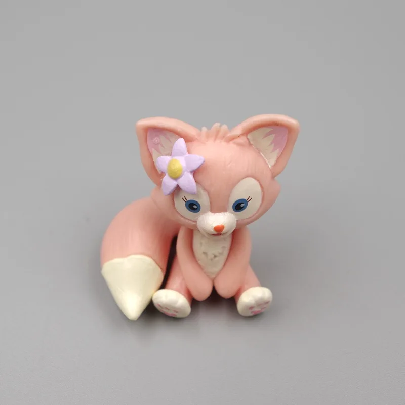 

Disney LinaBell Pvc Cute Little Fox Diy Patch Materials Baking Cake Decoration Ornaments Children's Gifts