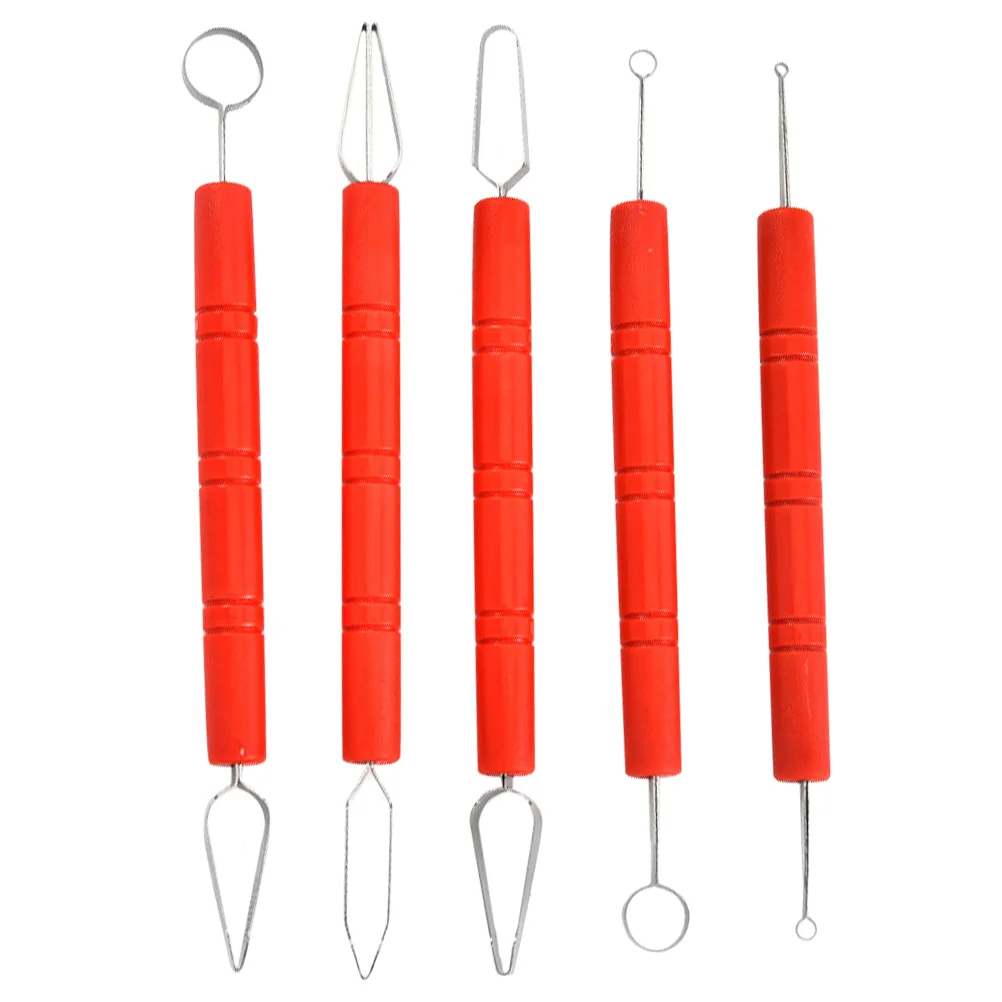 

5Pcs Daily Use Pottery Carving Tools Clay Tools Modeling Clay Tools for Shaping Sculpting