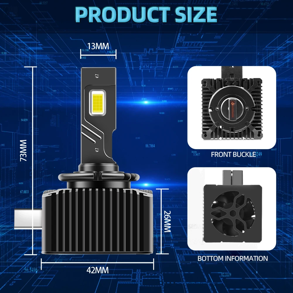 2 шт. светодиодные фары D3S HID Car Light 6000K для Land Rover Range Rover Sport 2010 2011 2012 2013 2014 2015 2016 2017 2018 (art.: 3920cc42367ce) - 3920cc42367ce