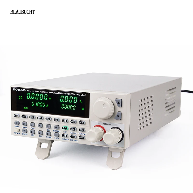 

BLAUBUCHT KEL103 Programmable DC Electronic Load (Single Channel, 120V/30A/10kHz 300W)