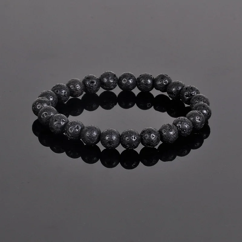 

Natural Stone Beads Bracelet Set Pink Zebra Rhodonite Moonstone Agates Hematite Bracelets For Women Men Jewelry gift