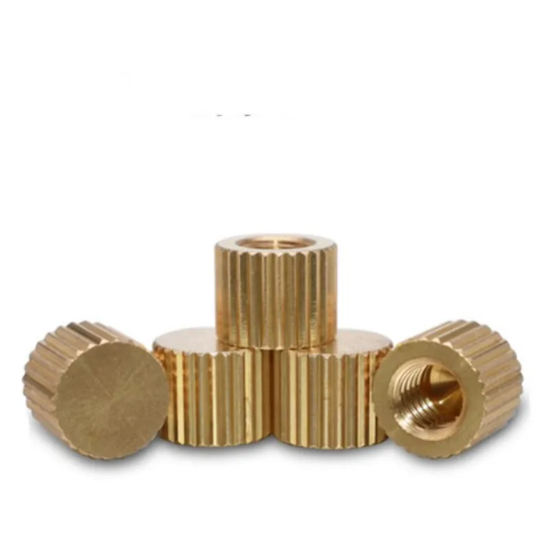

5-10pcs/lot M2 M2.5 M3 M4 m5 m6 stainless steel brass blind small head knurled thumb nut hand tighten nut