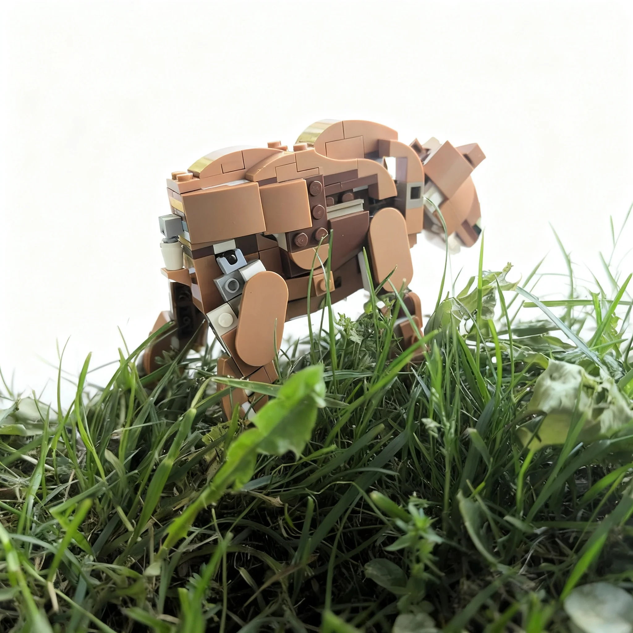 201 шт. MOC Биологически точная модель медведя гризли Джорджа, конструктор 3-в-1, строительные блоки, креативный дисплей (art.: 3920dd0111a09) - 3920dd0111a09