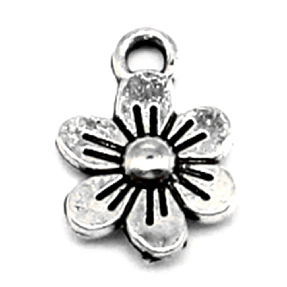 Flower Charm For Making Jewelry Diy Finding 120pcs 9x12mm