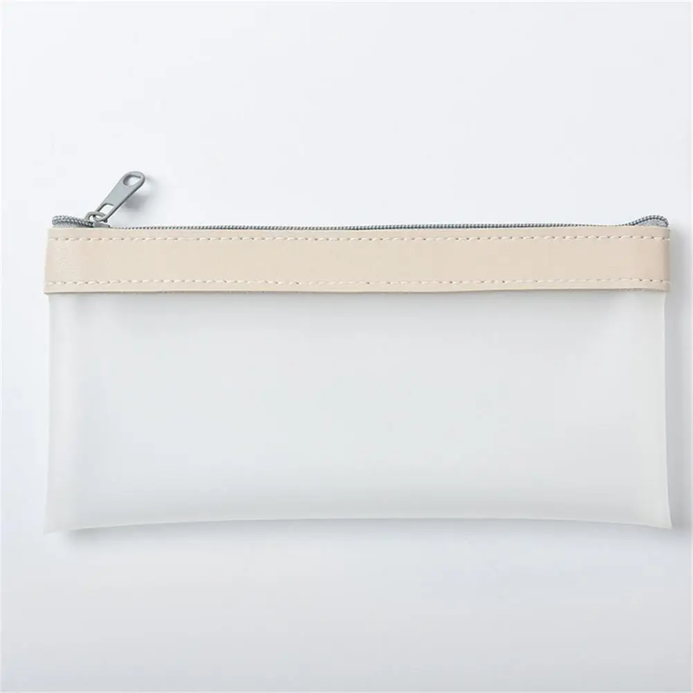 

Fashion Pencil Bag Dirt-resistant TPU Pencil Pouch Smooth Zipper Pencil Pouch