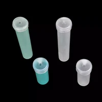 10pcs 4 2cm 7 3cm plastic flower nutrition tube with cap fresh flower water storage tube plant fresh keeping culture small tubes