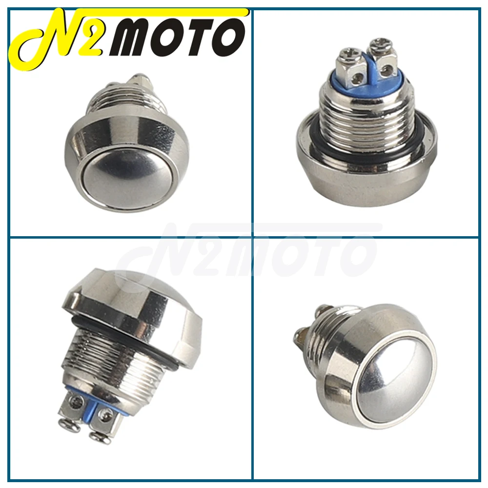 Универсальный 12-миллиметровый защелкивающийся переключатель алюминиевая