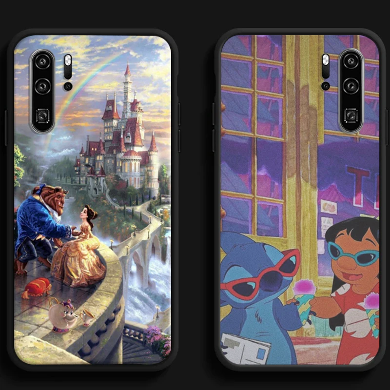 

2022 Disney Cartoon Phone Cases For Huawei Honor P40 P30 Pro P30 Pro Honor 8X V9 10i 10X Lite 9A 9 10 Lite Cases Soft TPU