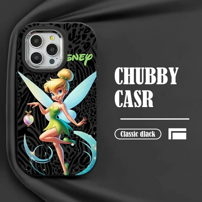 Чехол для телефона Disney Tinker Bell Princess Apple iPhone 15 14 pro 11pro max 11 12 13 plus fundas