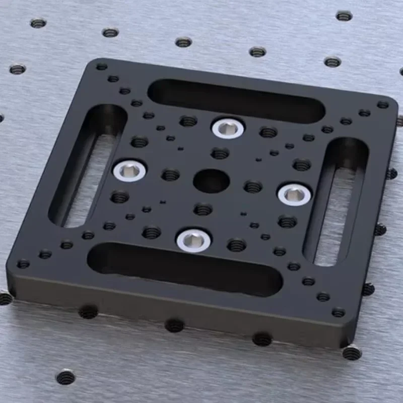 100x100x10 Оптический направляющий стол M6 Адаптерная плата Сместительный Переходная