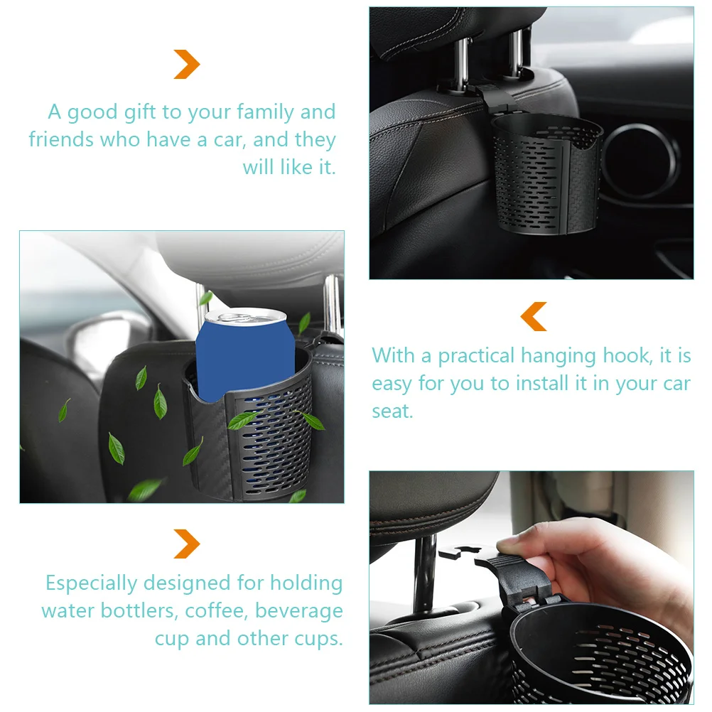 

2Pcs Holders Car Backseat Snack Tray Car Drinks Cup Holder Car Cup Rack Movable Cup Holder Beverage Cup Organizer