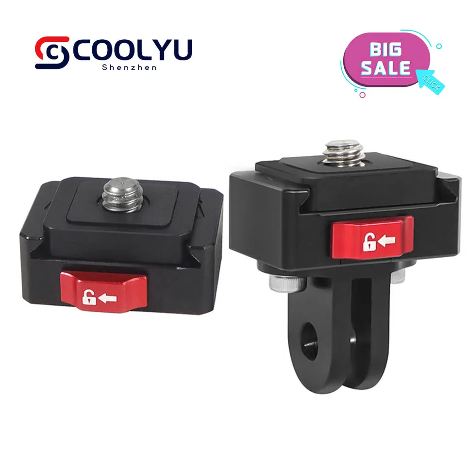 

New Mini Quick Installation Seat Fill Light Microphone Monitor Action Camera Photography Disassembly Kit Adapter Accessories