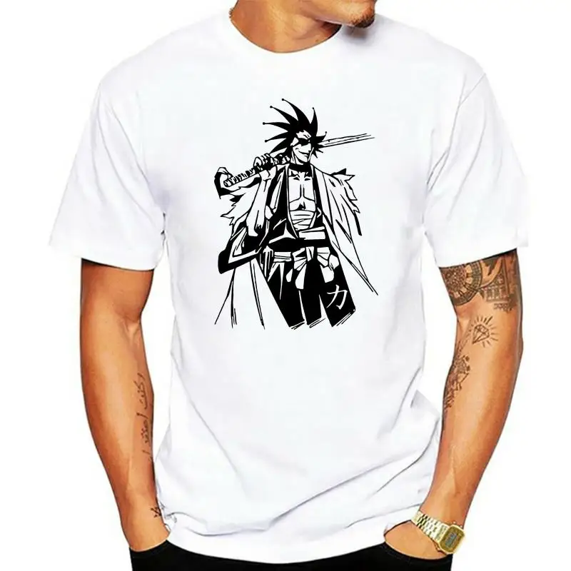 

Captain Kenpachi T Shirt Bleach Anime Japanese Kanji Power New Mens Gift Tee Top Streetwear Tee Shirt