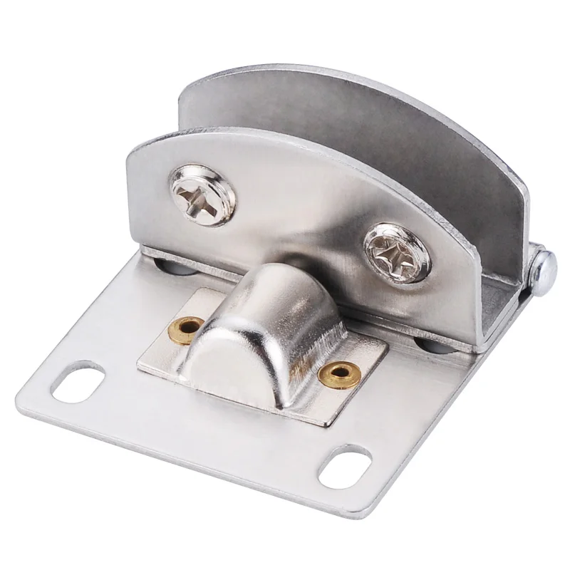

Glass Door Hinge Clamps Stainless Steel Wine Cabinet Bread Cabinet Cupboard Cabinet Gate Clip Door Hinges for 5-9mm