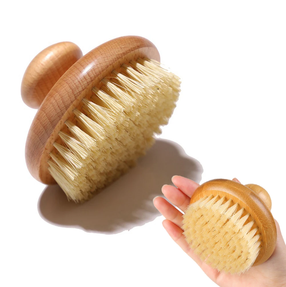 Круглая щетка для ванны Sisal отшелушивающая тела удаления омертвевшей кожи