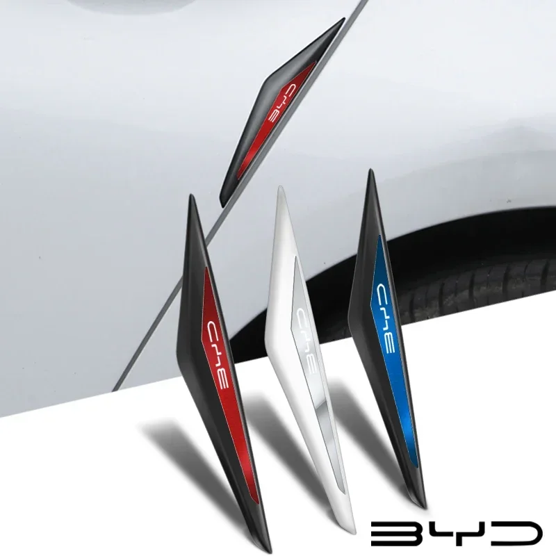 4 шт. ПВХ защитные 3d автомобильные наклейки аксессуары для BYD сборка ваших мечтей