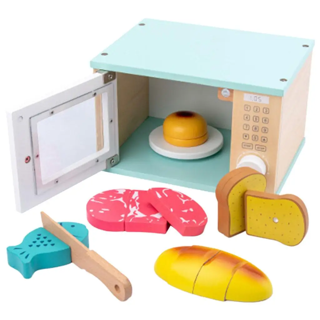 

Microwave Toys Baby Learning Preschool Appliance Colored Birthday Gift