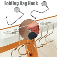 1pc portable folding bag hook hanger purse handbag handbag desk foldable table organizer hook hook office holders women sid y4k8