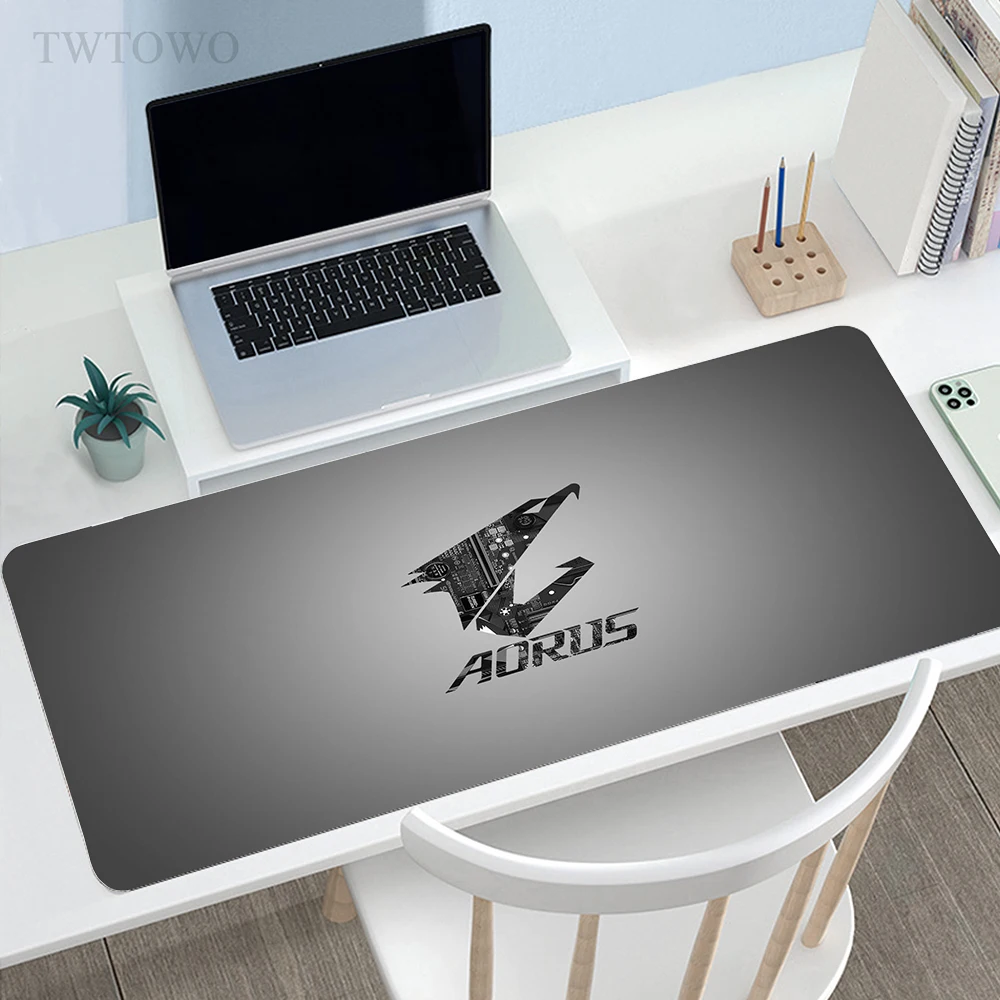 

Большой коврик для мыши Aorus, игровой домашний коврик для мыши HD, Мягкий Нескользящий, для офиса