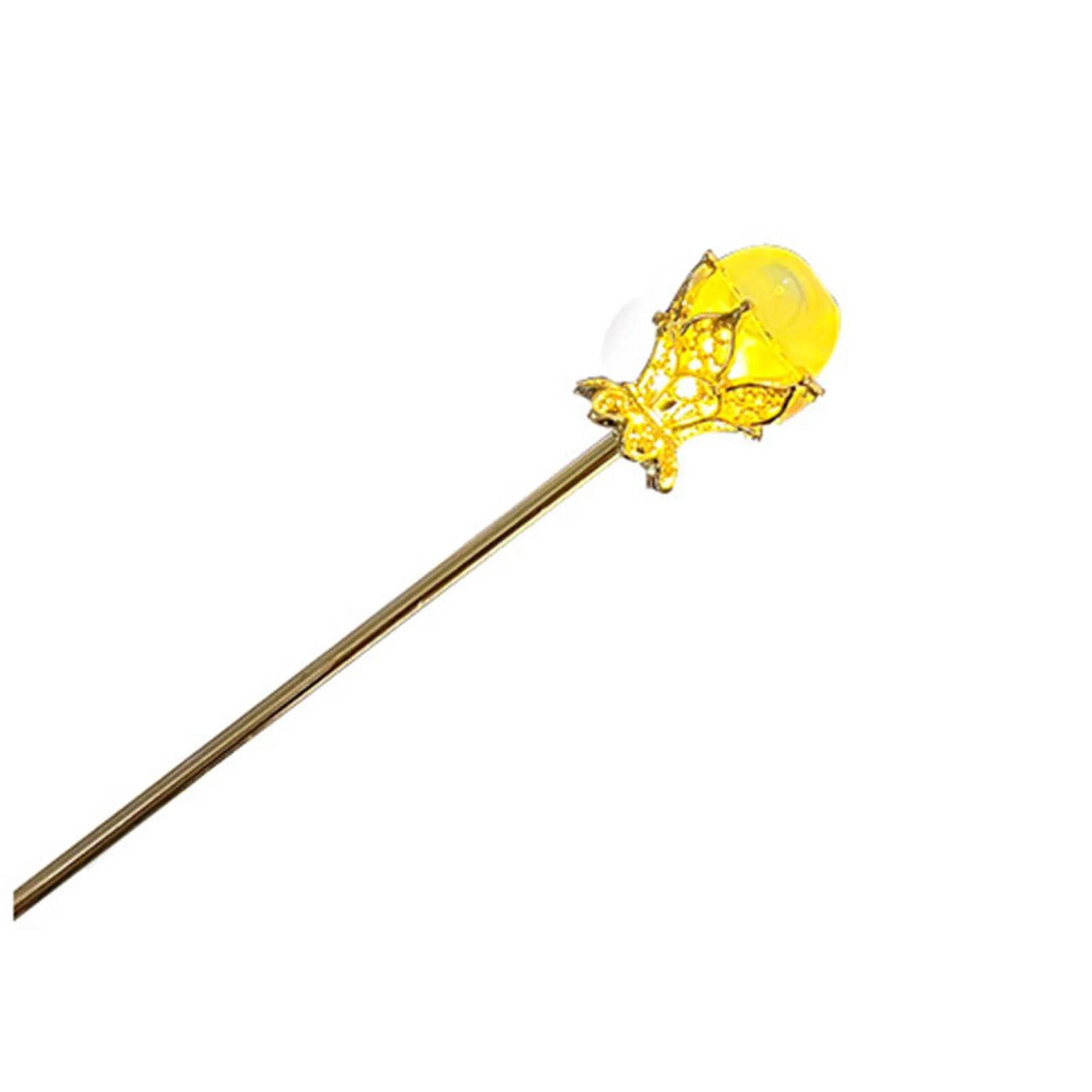 

Ethnic Style Hairpin for Women Vintage Minimalist Style Luminous Lantern Hairpin for Pairing with Hanfu Style Clothes