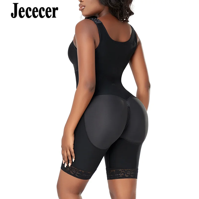 Compression Spandex Shaping Rompers Women Shapewear Bodysuit Body Shaper Jumpsuit Overbust Slimming Cinchers Waist Trainer