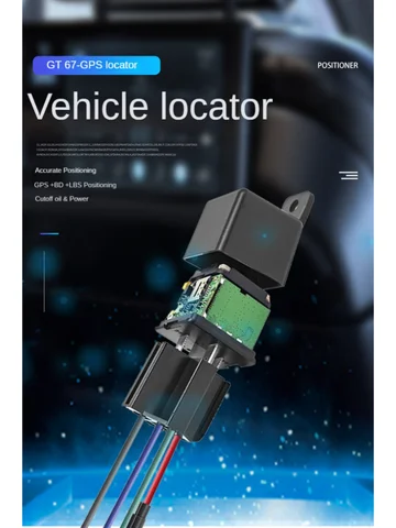 Релейный GPS-трекер, очень скрытое устройство слежения за транспортными средствами, мини-трассировщик двигателя, GPS-машинка