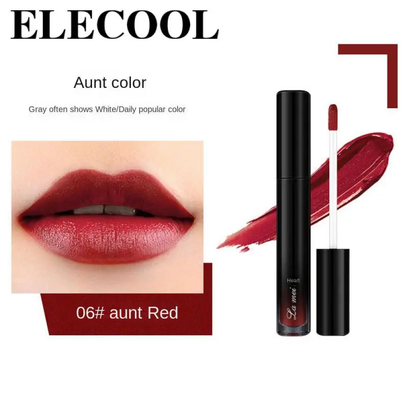 

Lips Makeup Waterproof Long Lasting Non-sticky Strong Color Development Makeup For Women Foggy Surface Silky Silky Lip Glaze