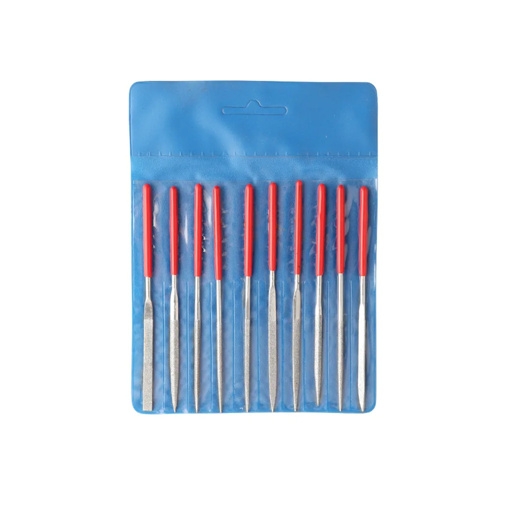 

10/5pcs Needle File Set Waterpoof Wear-resistant Rasp Jewelry Polishing Carving Files Deburring Tool 2*100mm/10pcs