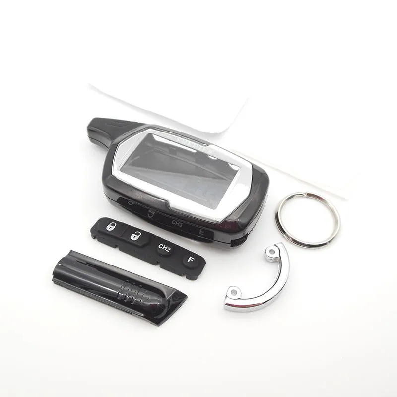 

12 шт./партия Корпус брелок Корпус Корпуса Крышка для 2-сторонней автомобильной сигнализации шериф ZX940 ZX1090 ЖК-пульт дистанционного управления Клавиша шерифа