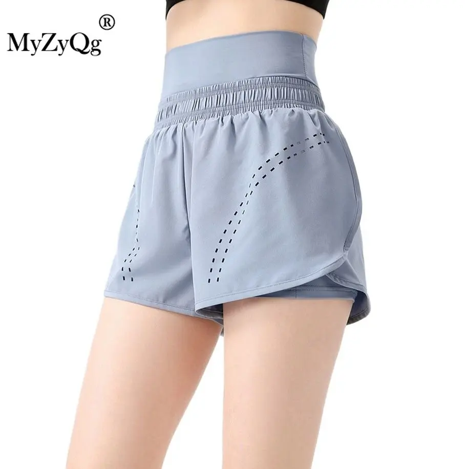 

MyZyQg летние антибликовые женские шорты для бега, женские трико для фитнеса в тренажерном зале, спортивная одежда, Бодибилдинг