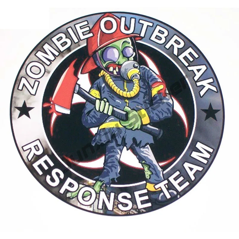 

Outbreak Response Team Creative Car Sticker Funny Window Bumper Motorcycle Laptop Trunk Decal Glue Sticker Accessories KK16cm