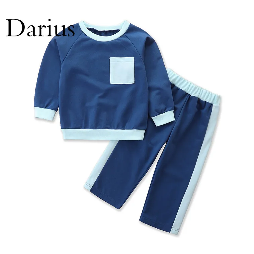 

Casual Boys Girls Set Long Sleeve T-shirt + Pants Suits for Kids Clothes