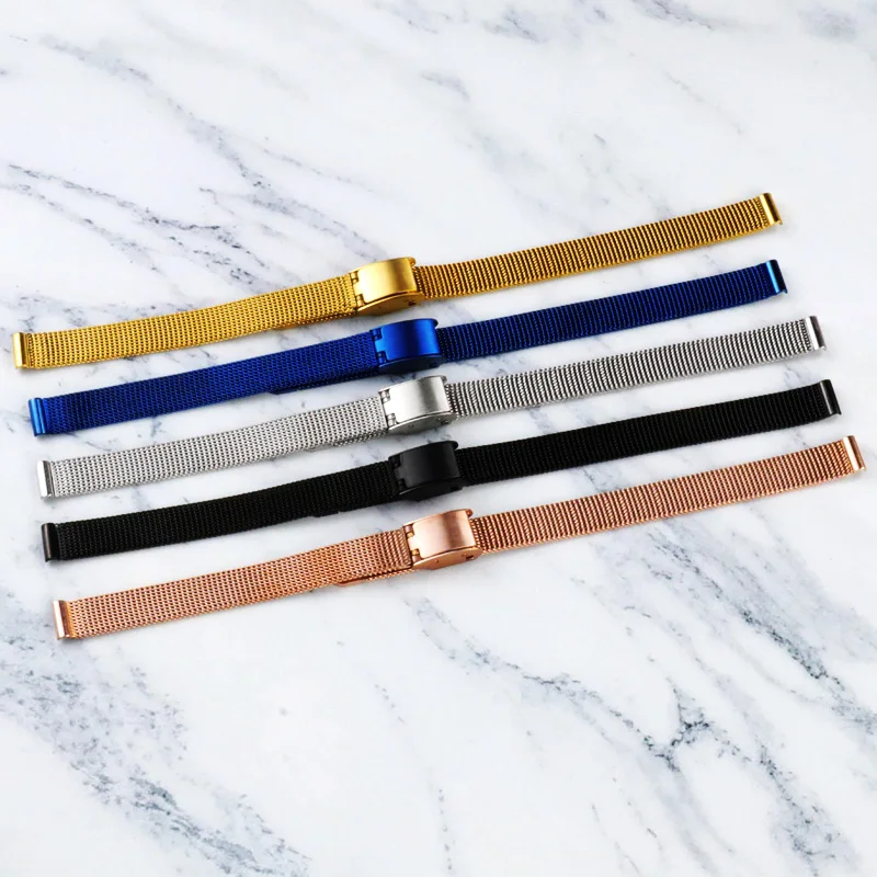 High quality Milanese watch band 8mm 10mm 12mm 14mm 16mm 18mm 20mm 22mm 24mm Strap For Amazfit GTS 2 2e 3 GTS 2 Mini GTR 2 3 Pro