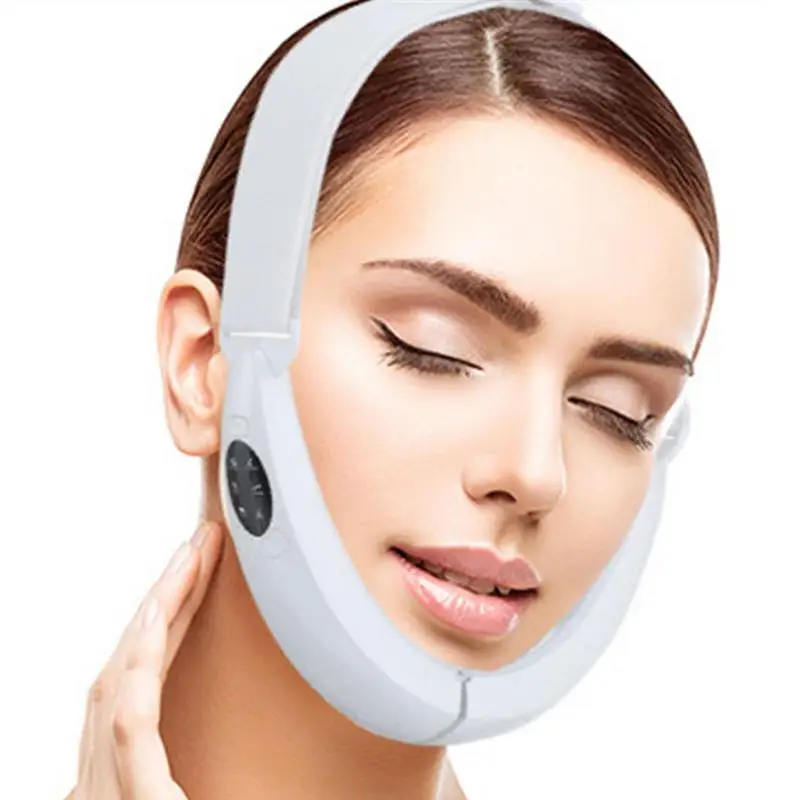 

V Shape Face Massager V Face Lifting Machine Double Chin Reducer Face Massage Device Electric V-Face Voice Shaping Massager With