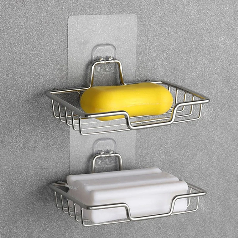 

Stainless Steel Bathroom Corner Shower Shelf Wrought Iron Shampoo Storage Rack Holder With Suction Cup Bathroom Accessories