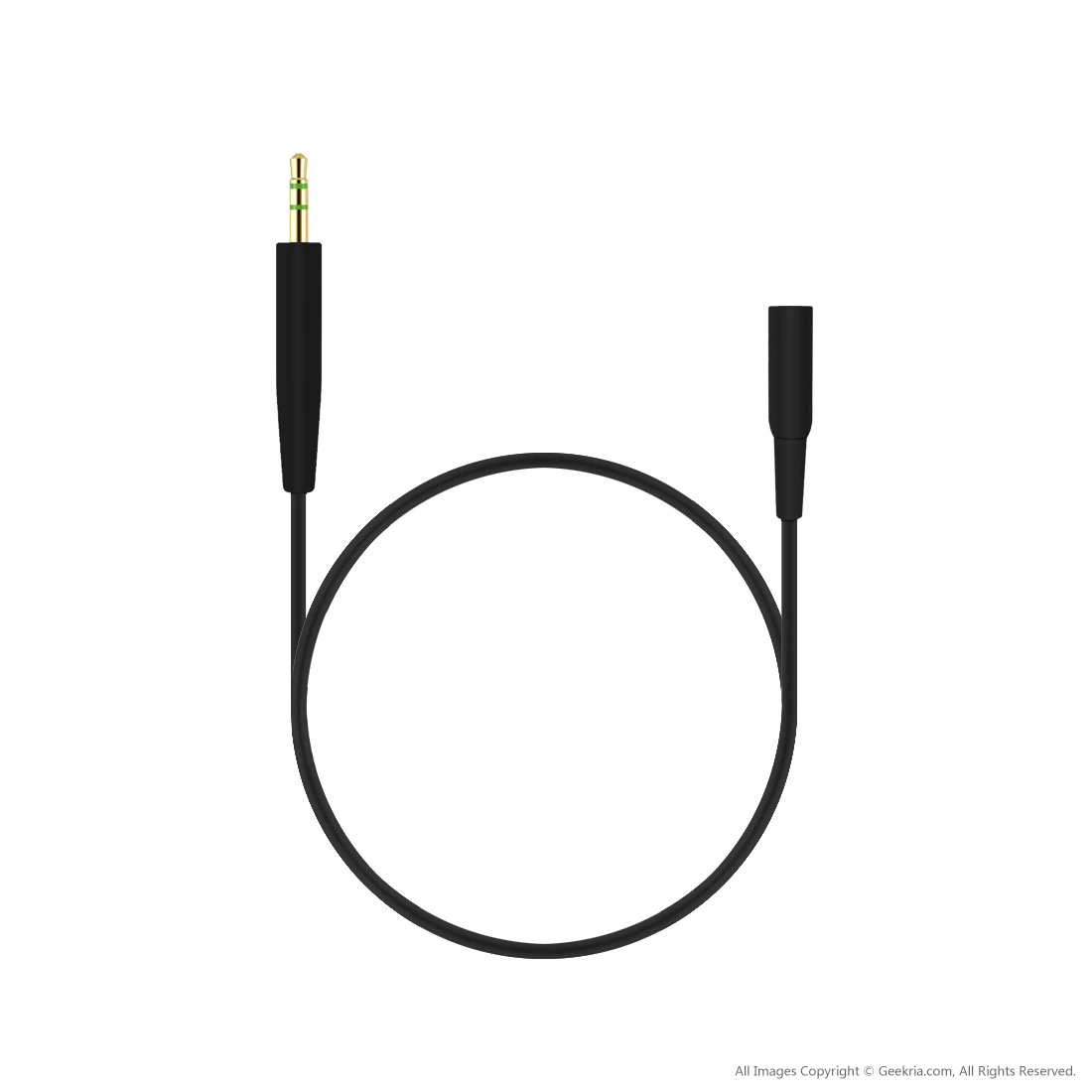 

Кабель Geekria QuickFit 2,5 мм папа-3,5 мм мама, совместимый с Bose SoundTrue