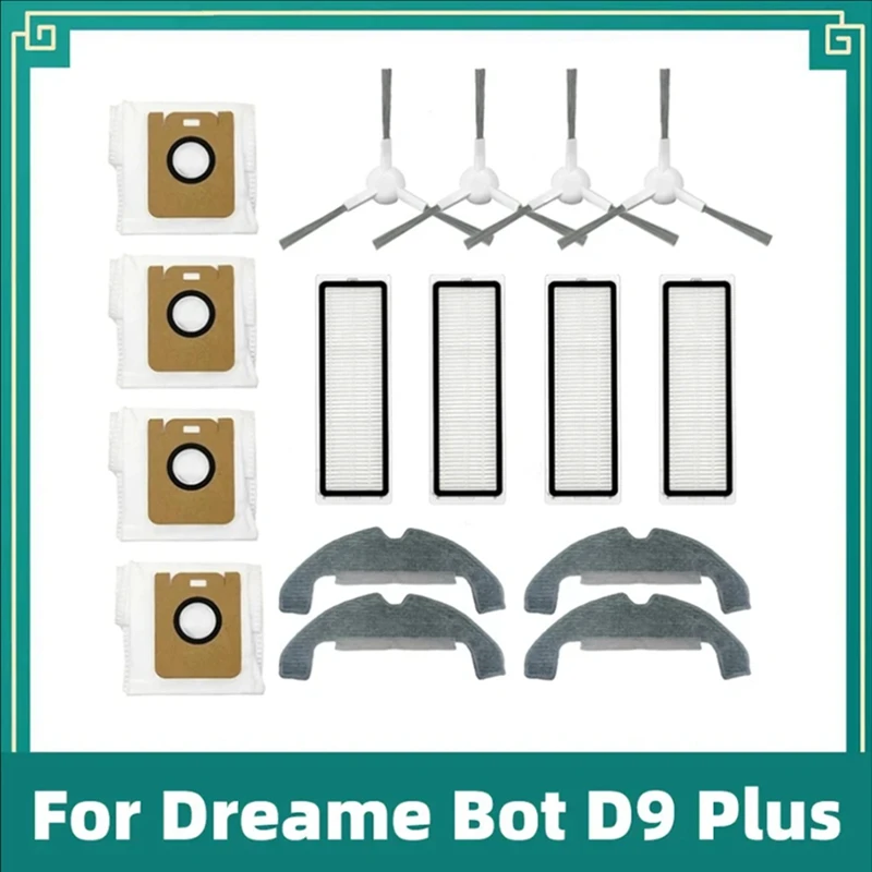 Фильтр НЕРА Для робота-пылесоса Dreame Bot D9 Plus RLD11GD боковая щетка 16 шт.
