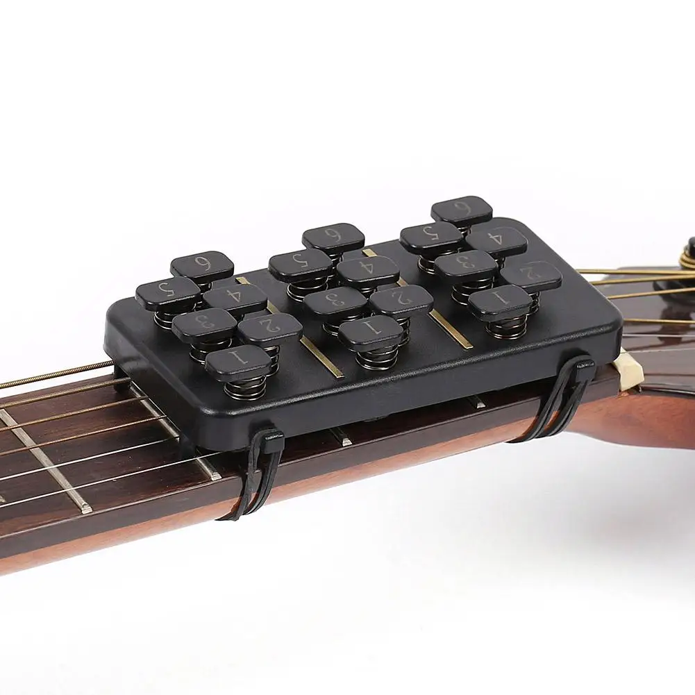 

Guitar Chord Trainer With 18 Buttons Guitar Chords Learning System Practice Assist Tool Instruments Accessories