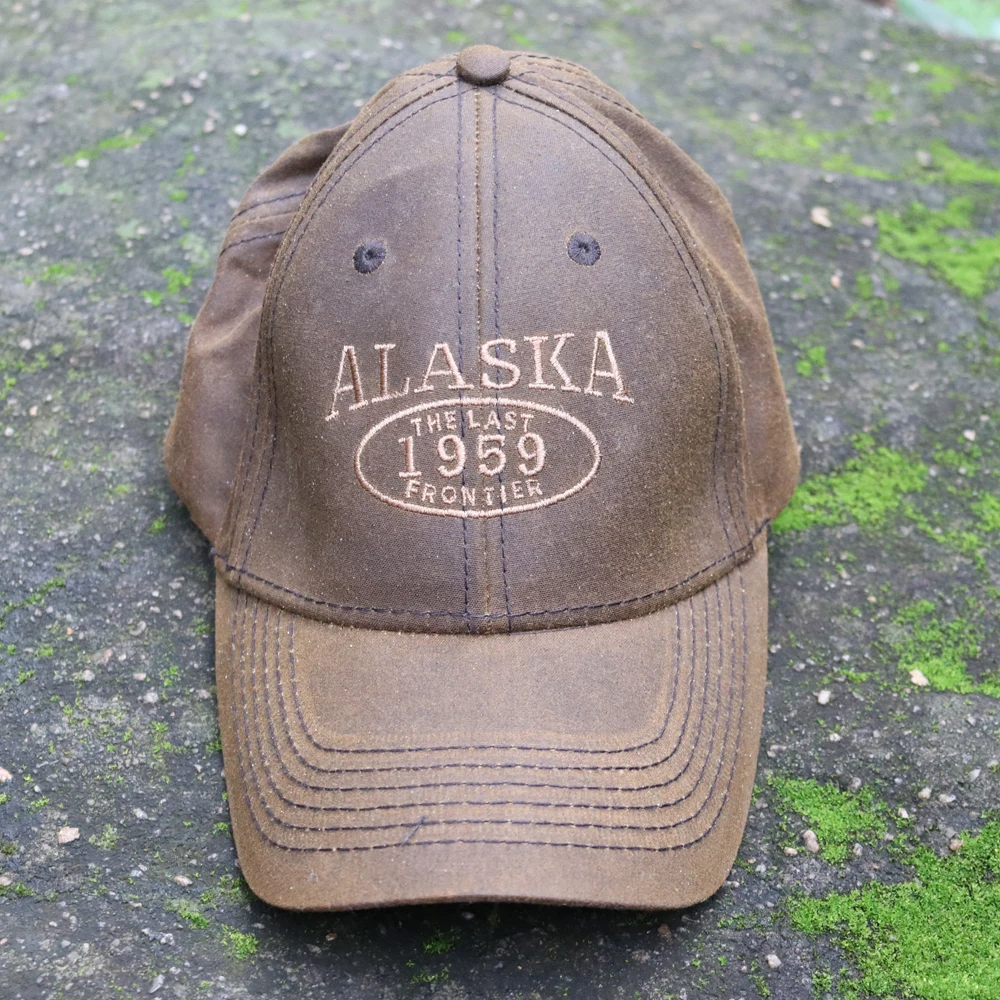 Outdoor Oil Wax Baseball Hat Cap For 