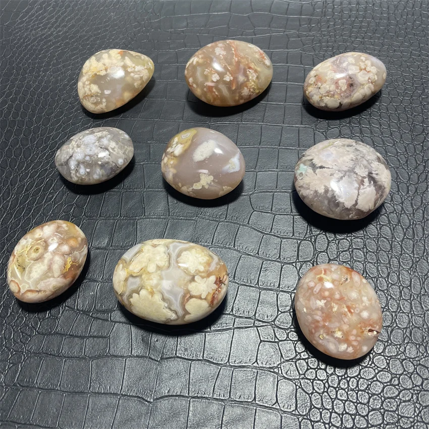 Натуральные агатовые камни Сакура
