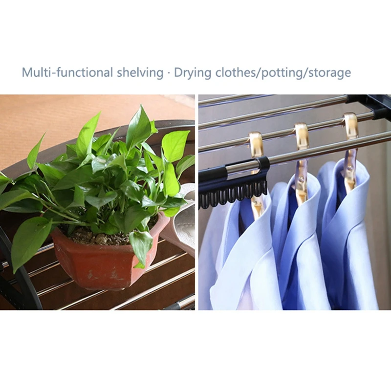 Складная стойка для сушки подгузников на балконе