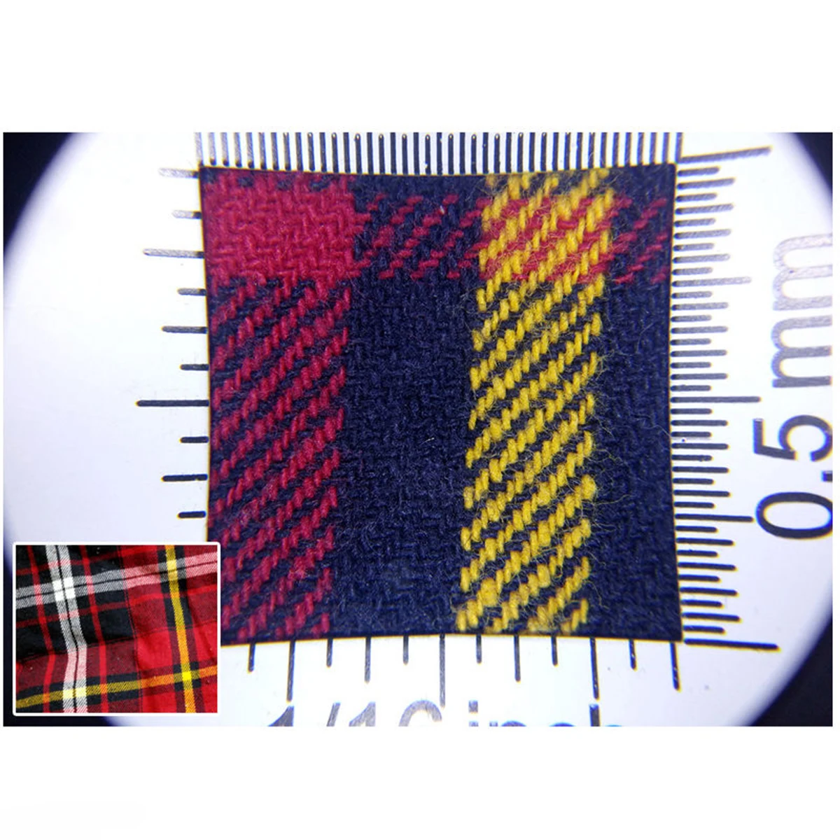 Ручные складные металлические лупы 45X льняной тестер ткань увеличительное