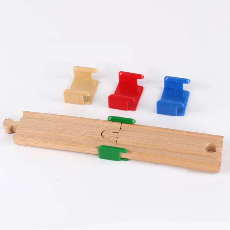 Новый деревянный трек железной дороги аксессуары все виды деревянных треков