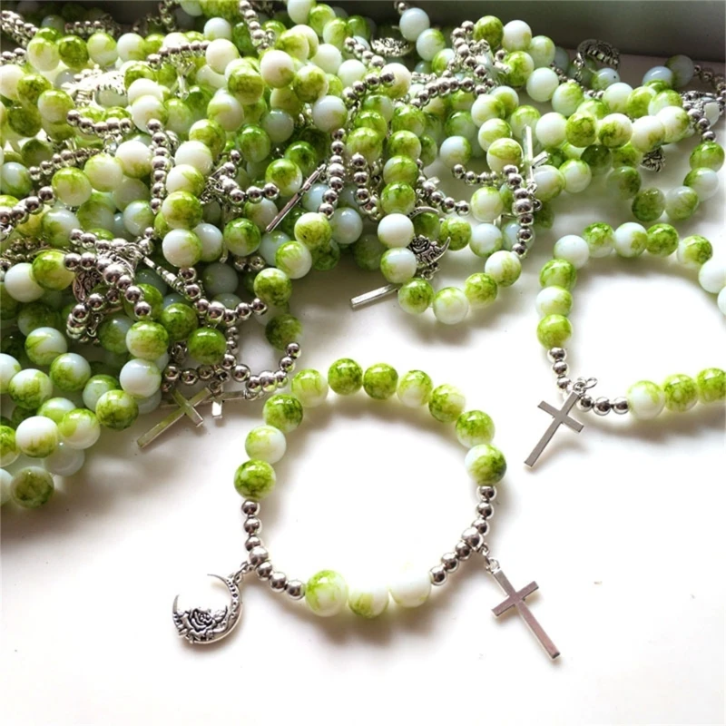 Четки четки браслеты кресты ручная цепочка подвески католические украшения