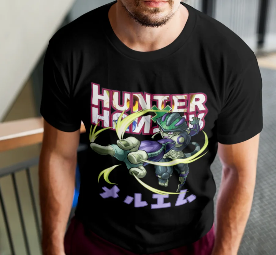 Рубашка Meruem Hunter X футболка HXH аниме Gon Killua Hisoka Illumi