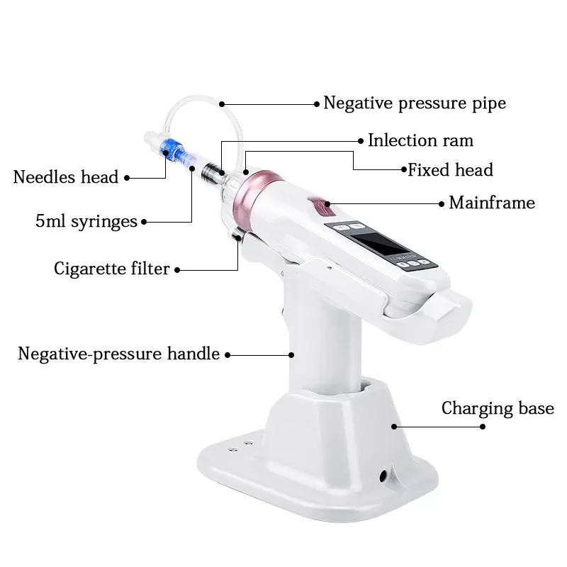 

NEW2023 Korean EZ Meso Hydrolifting Gun Mesotherapy EZ Negative Pressure Meso gun Hydrolifting Microcrystalline Water Injector t